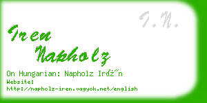 iren napholz business card